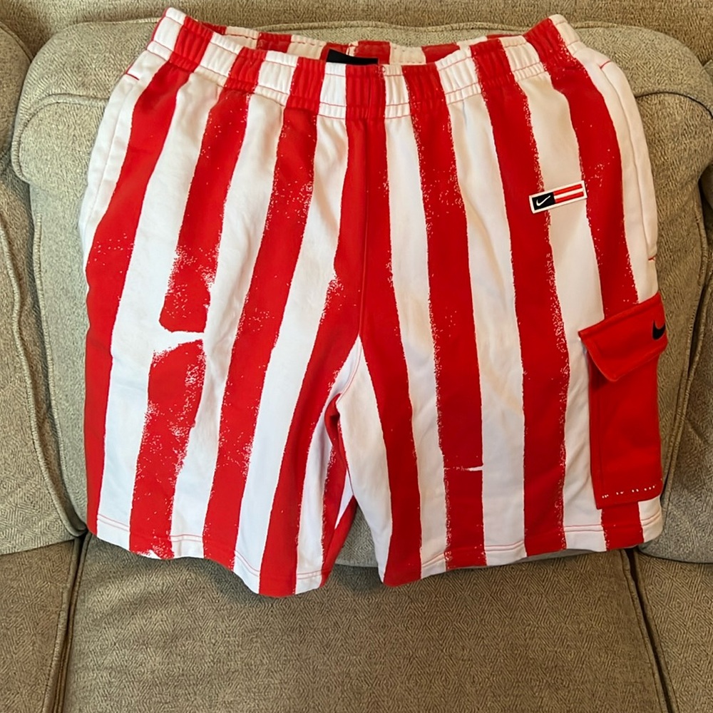Nike striped sweatshorts